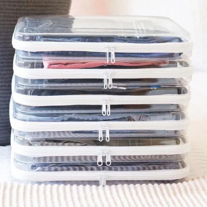 Durable 2pcs Travel Organizer Bags Split Storage for Luggage and Suitcase