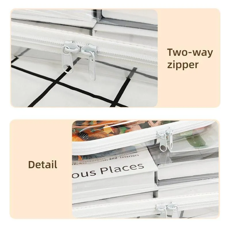 Durable 2pcs Travel Organizer Bags Split Storage for Luggage and Suitcase