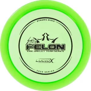 Dynamic Discs Limited Edition 2020 Team Series Eric Oakley Lucid-X Felon Fairway Driver Golf Disc