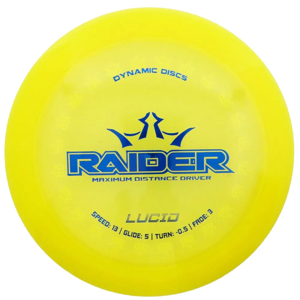 Dynamic Discs Limited Edition Ring Stamp Lucid Raider Distance Driver Golf Disc
