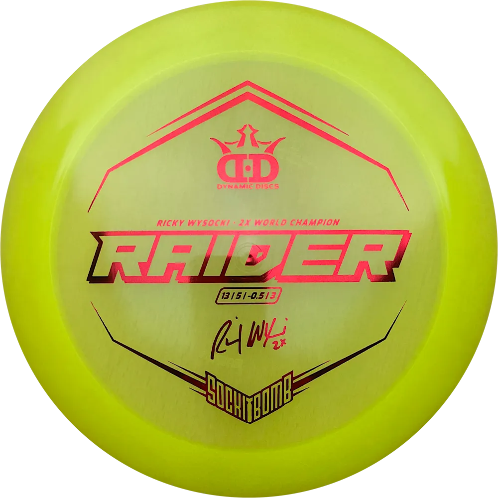 Dynamic Discs Lucid Ice Raider - Ricky Wysocki Sockibomb