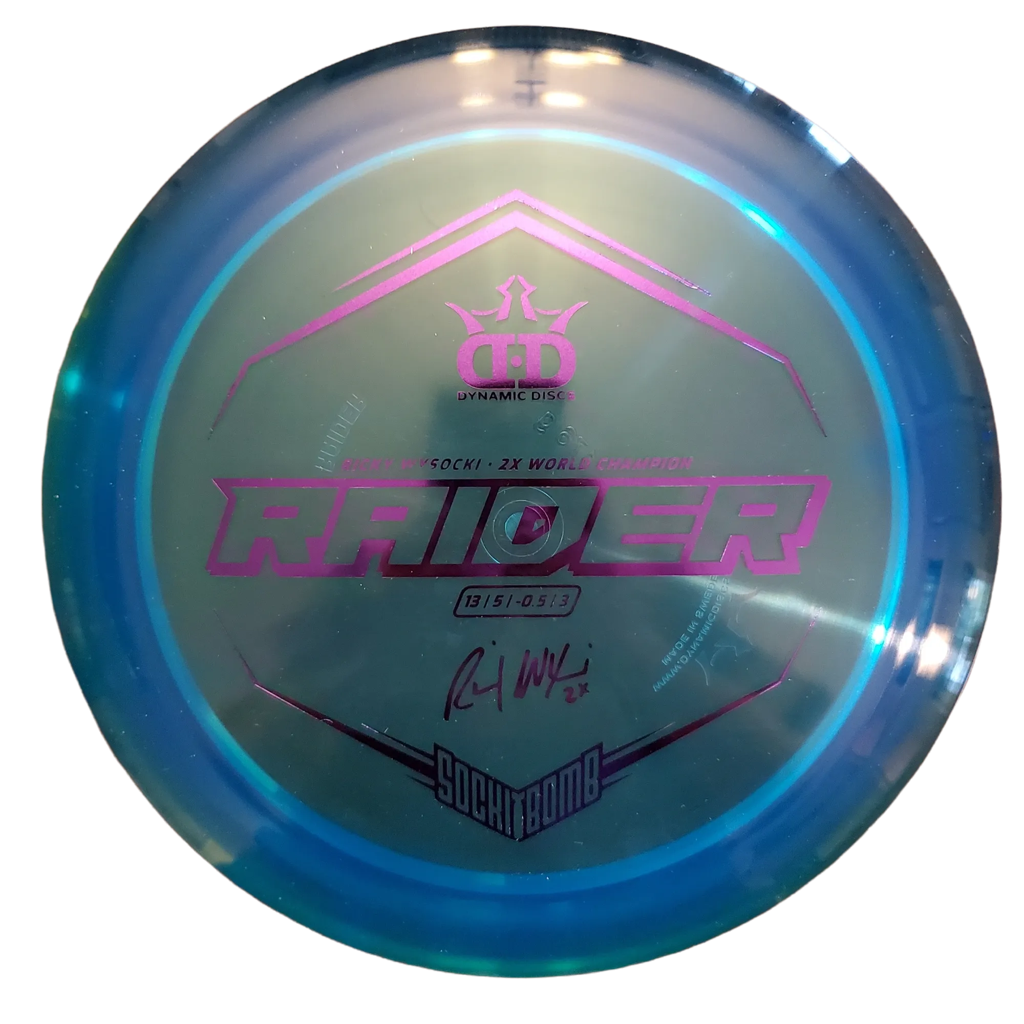 Dynamic Discs Lucid Raider - Wysocki Stamp