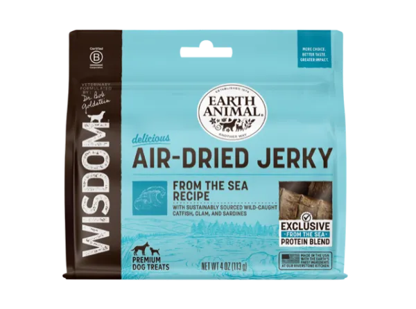 Earth Animal Wisdom™ Air-Dried From the Sea Recipe Jerky Dog Treats
