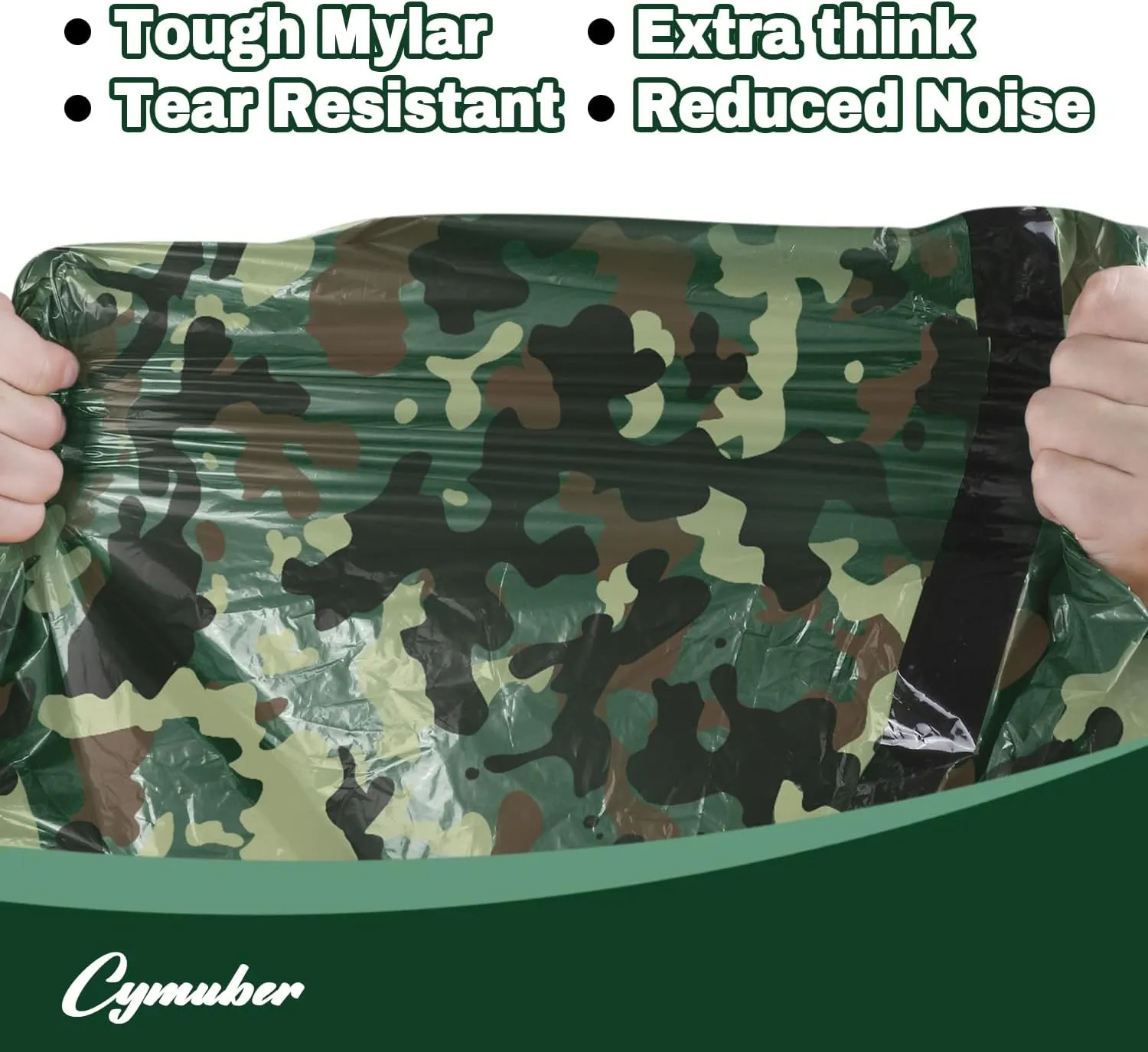 Emergency Sleeping Bag Survival Bag, Cymuber Portable Waterproof Thermal Bivy Sacks Tac Bivvy Bags,Camping Mylar Sleeping Bag Survival Gear Emergency Blankets Survival Shelter