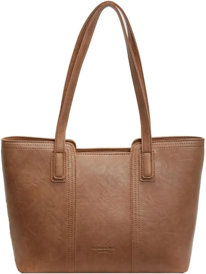 Epsion Large Tote Bag for Women Soft Vegan Leather Purses Handbags Ladies Shoulder Bags 2025