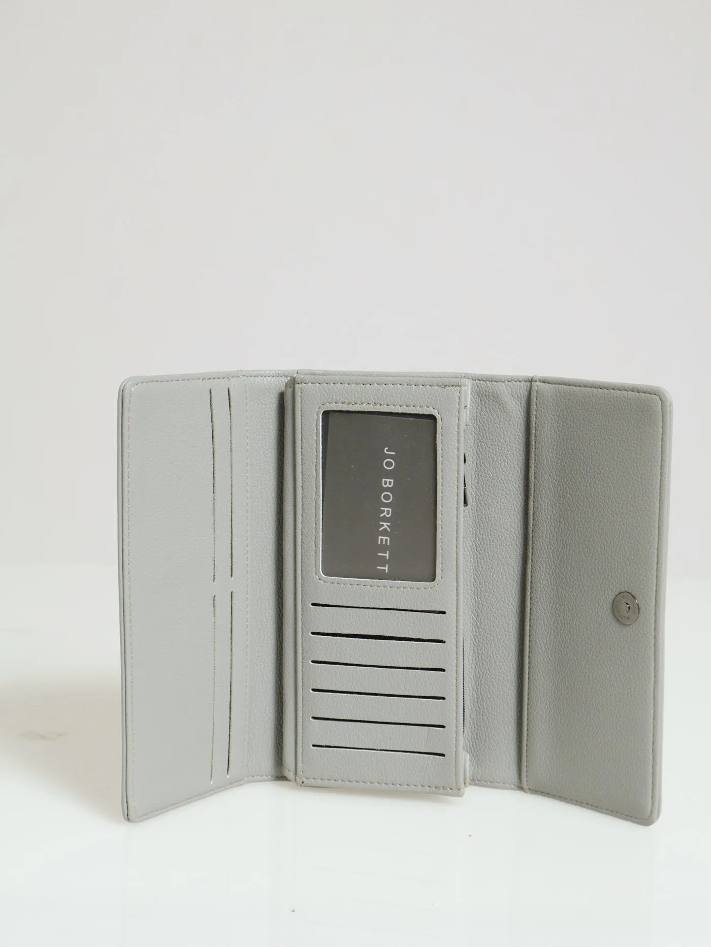 Eva Trifold Wallet - Grey