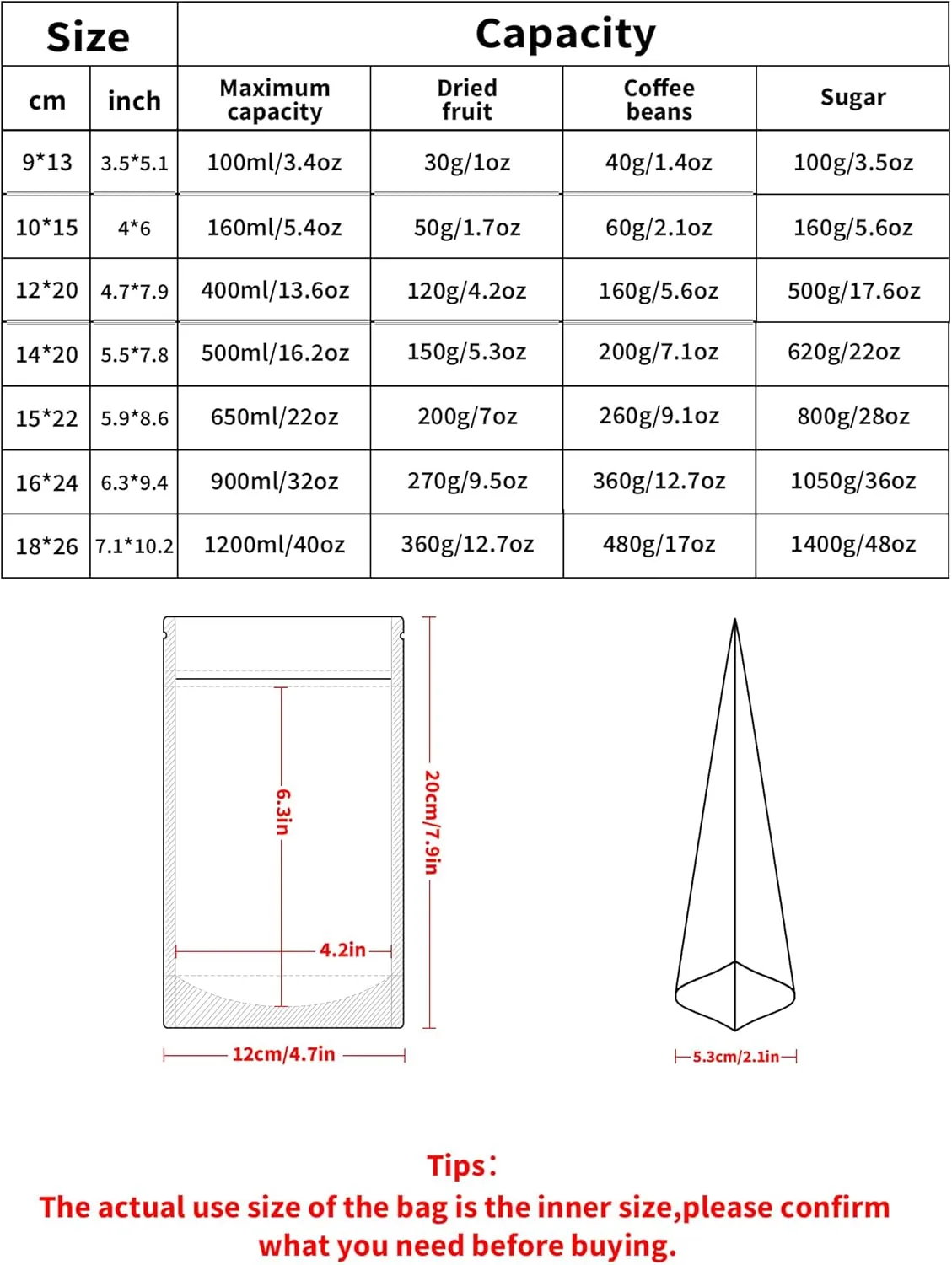 FireKylin 100 Pack Smell Proof Bags 4.7" x 7.9", Resealable Bags with Matte Window, Foil Pouch Stand Up Sealable Bags for Packaging（Pink）