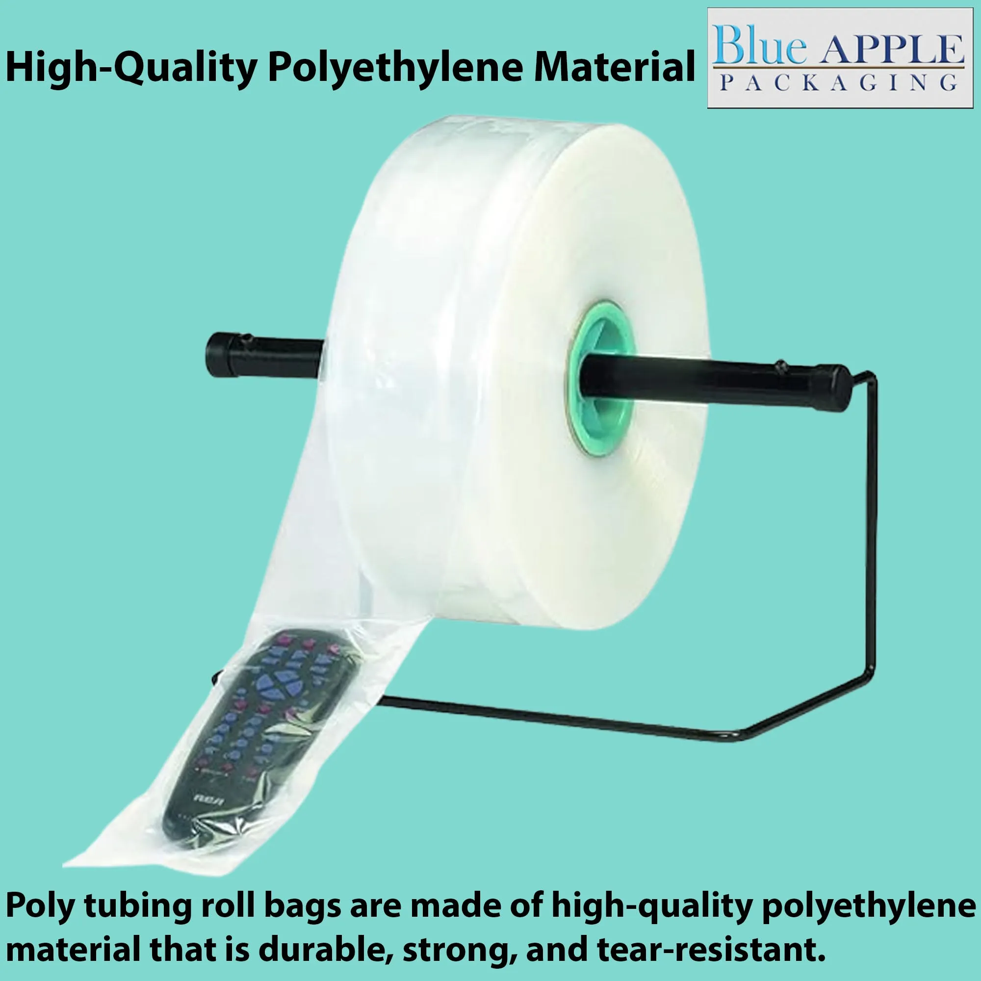 Food Grade Poly Tubing Roll Bags 3Mil 13x1450ft- Impulse Heat Sealer