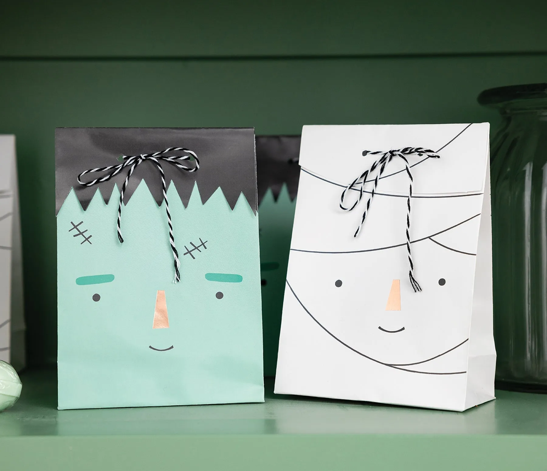 Frankenstein & Mummy Treat Bags