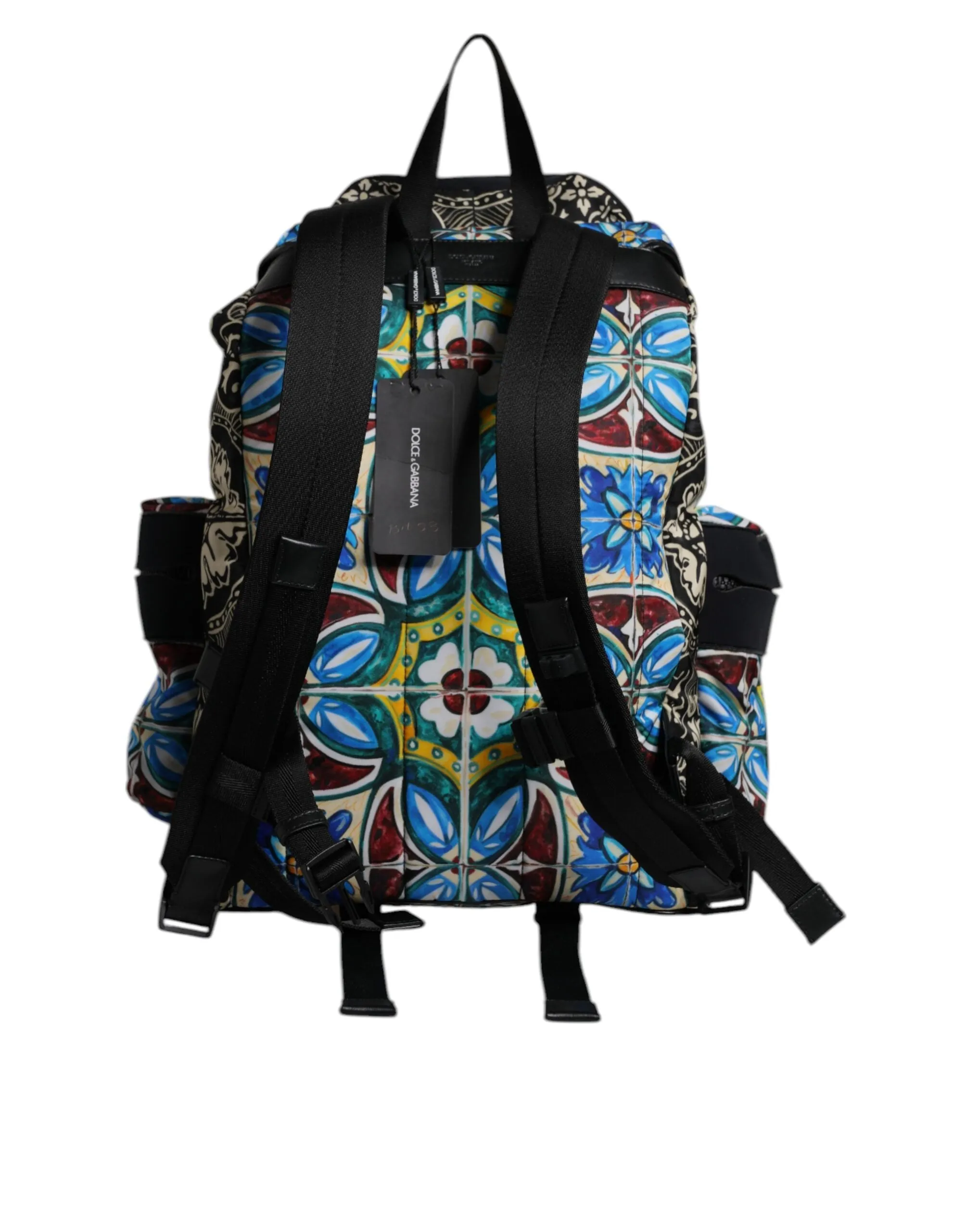 Fully integrated Multicolor Bag Seamless support Backpack Maiolica Gabbana Print Nylon & Dolce