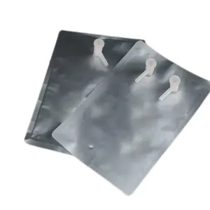 Gas Sampling Bags with Single/Double Valve, 30mL~500mL, PTFE Aluminum Foil Air Bag, Gas Collection and Storage Bag, Keep Gas Away from Light - 5Pcs (100ml, Single Valve)