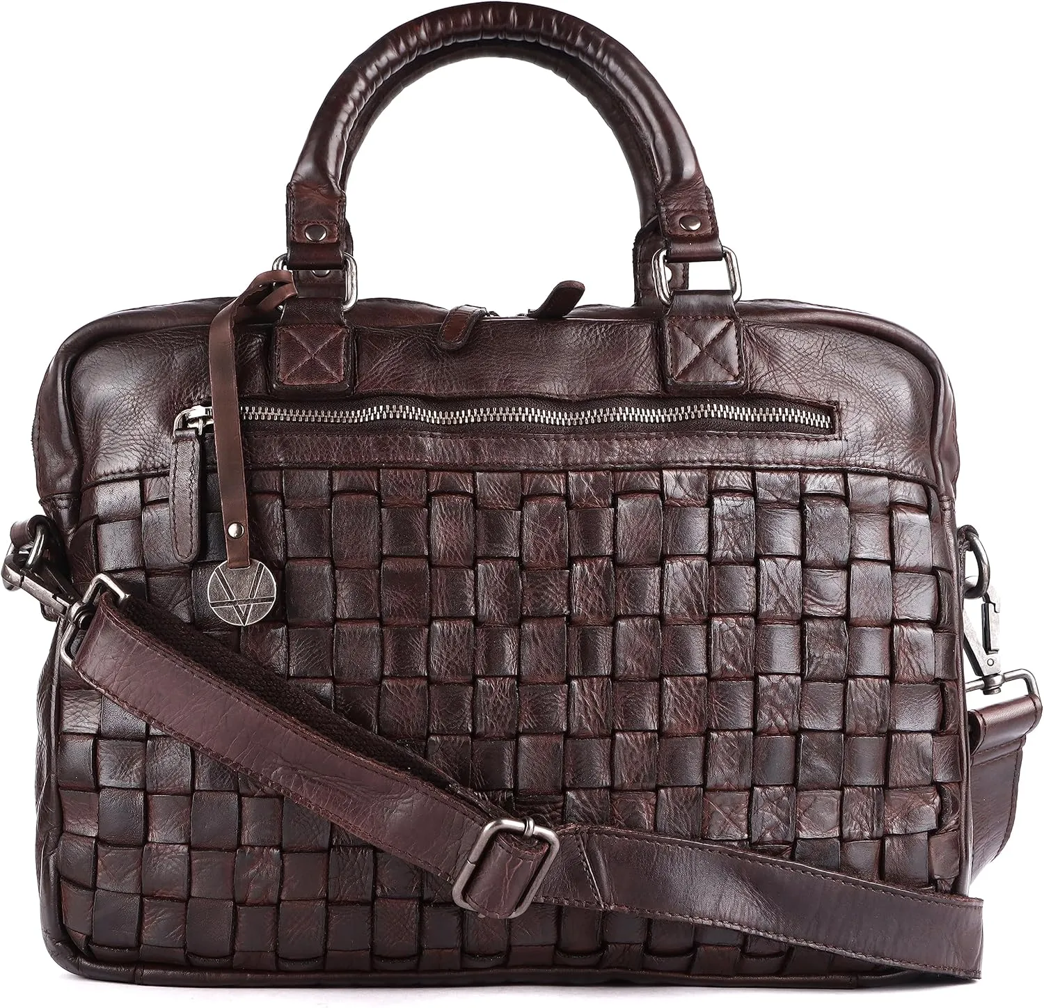 Genuine Leather Laptop Bag For Men 15 Inch, Messenger Bag For Women