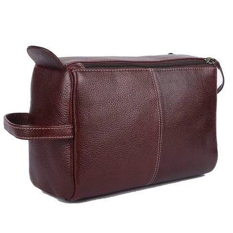 Genuine Leather Unisex Toiletry Dopp Kitt