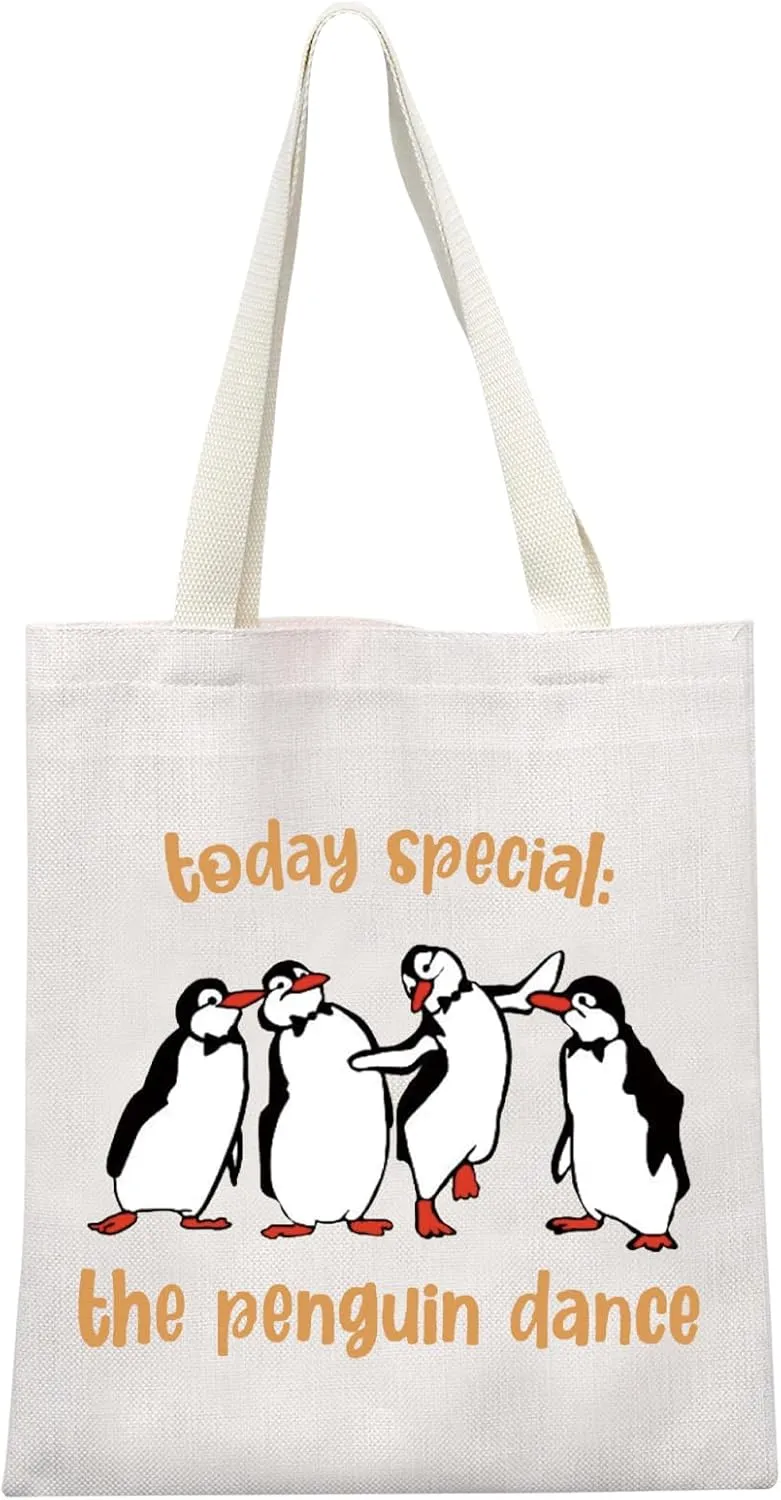 GJTIM Musical Inspired Gift Today's Special The Penguin Dance Tote Bag Gift for Musical Fans (Penguin Dance Tote)