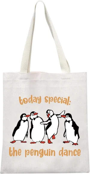GJTIM Musical Inspired Gift Today's Special The Penguin Dance Tote Bag Gift for Musical Fans (Penguin Dance Tote)