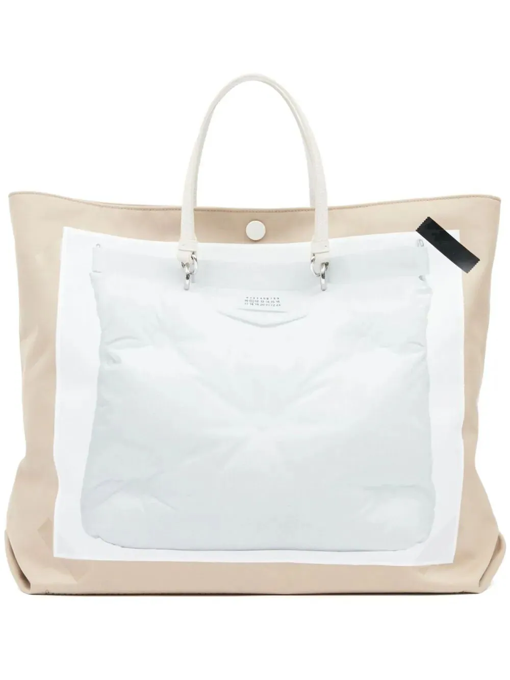 Glam Slam trompe l'oeil-print tote bag