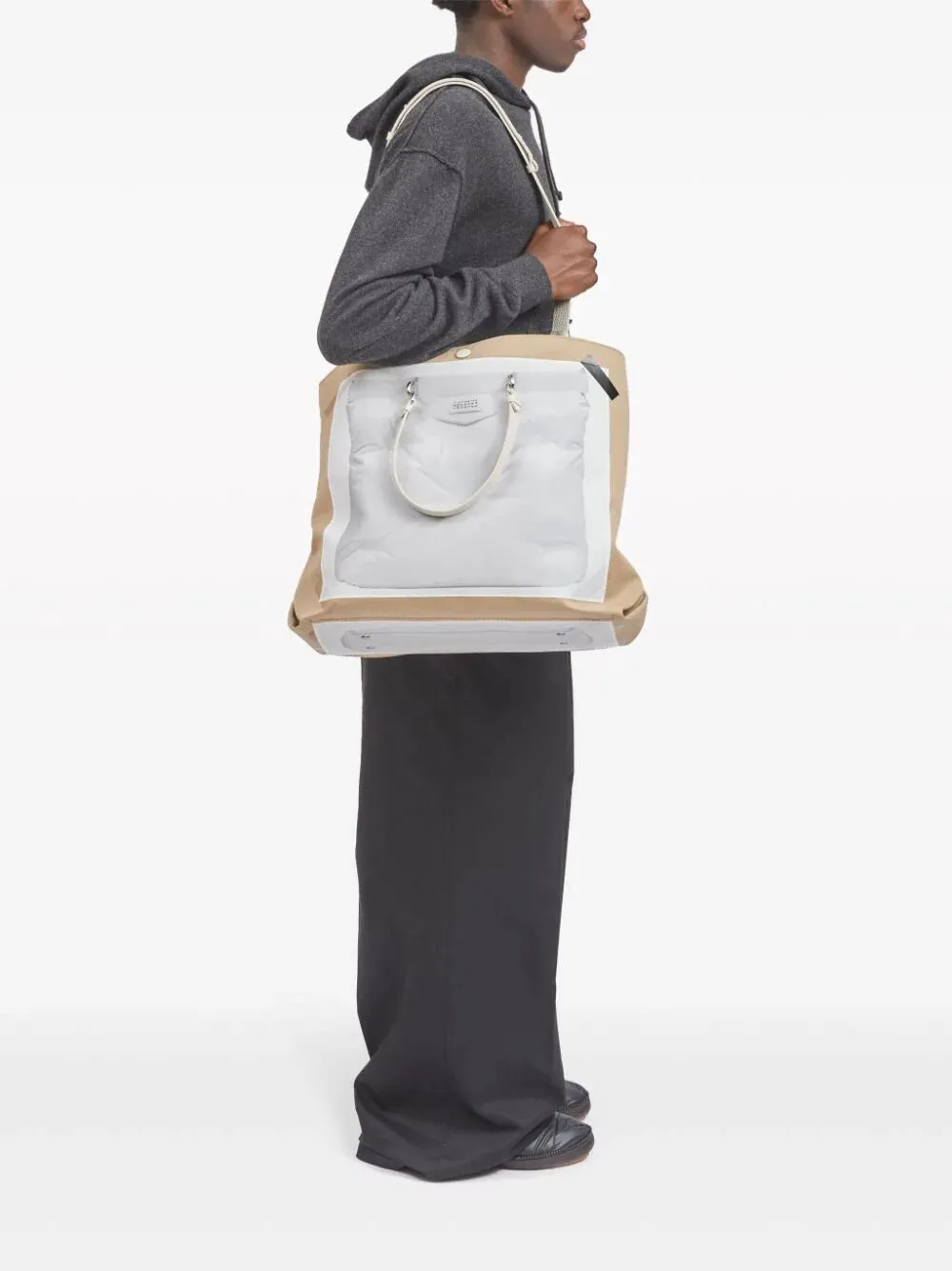 Glam Slam trompe l'oeil-print tote bag