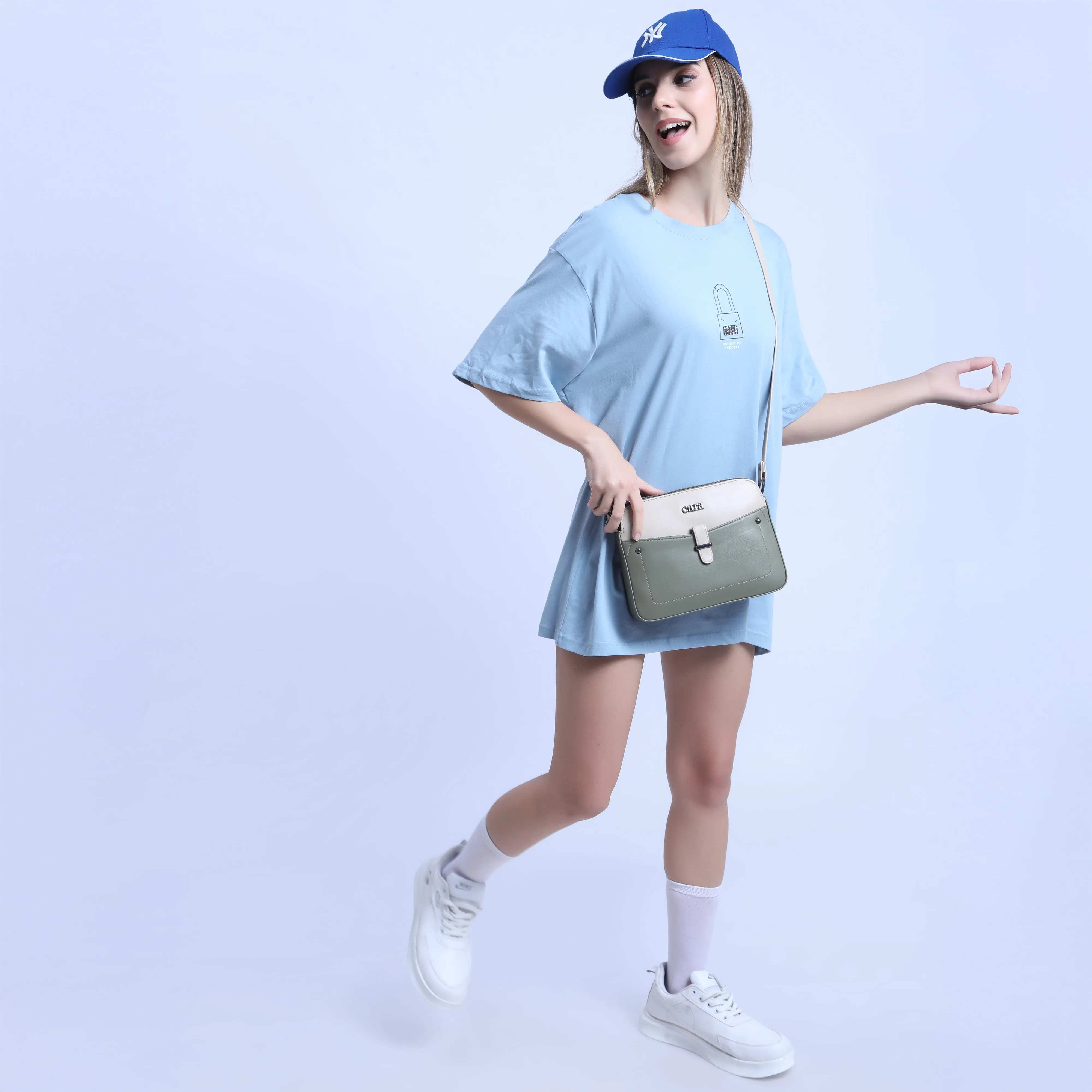 Green Chic Crossbody Charm  | Cara
