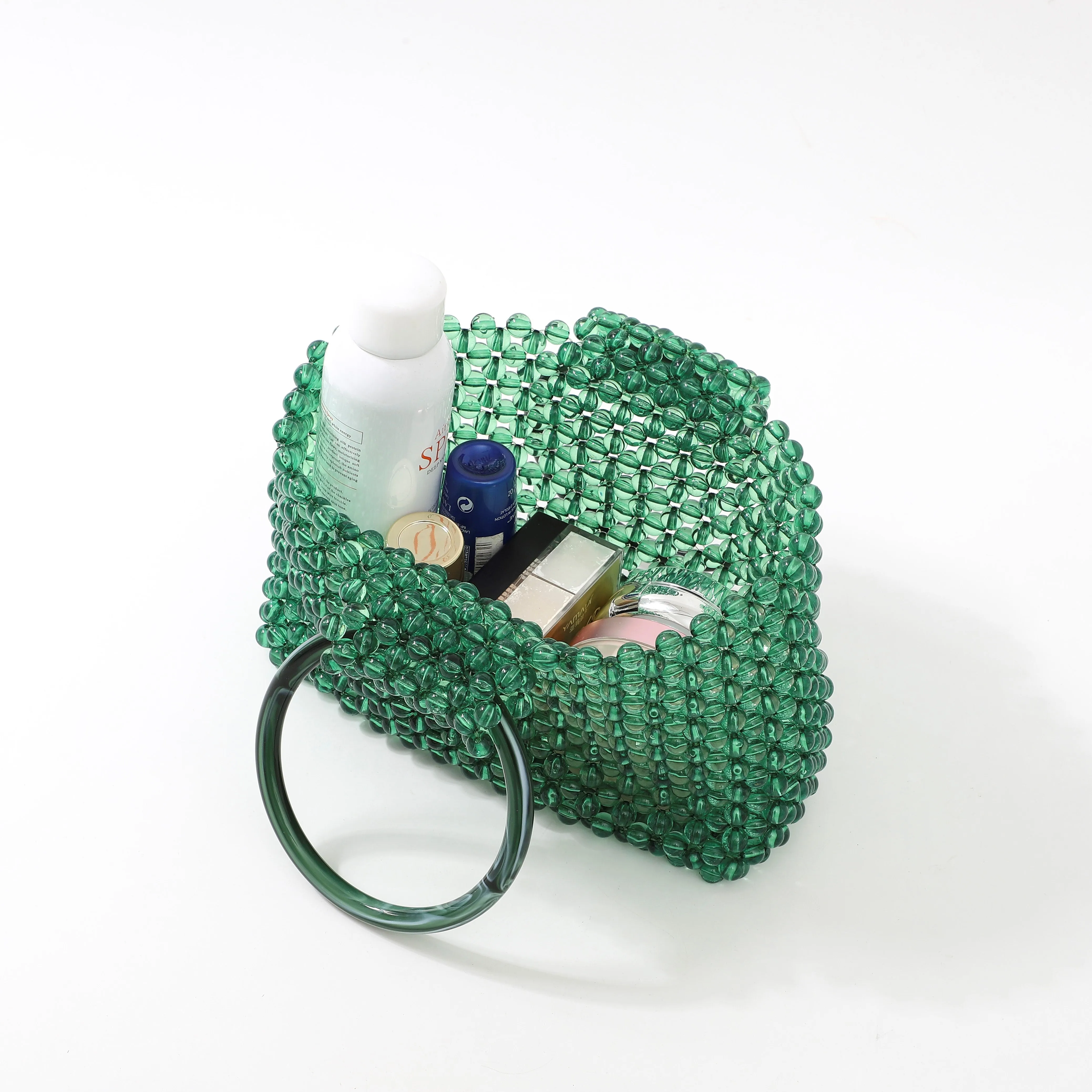 Green Transparent Tote