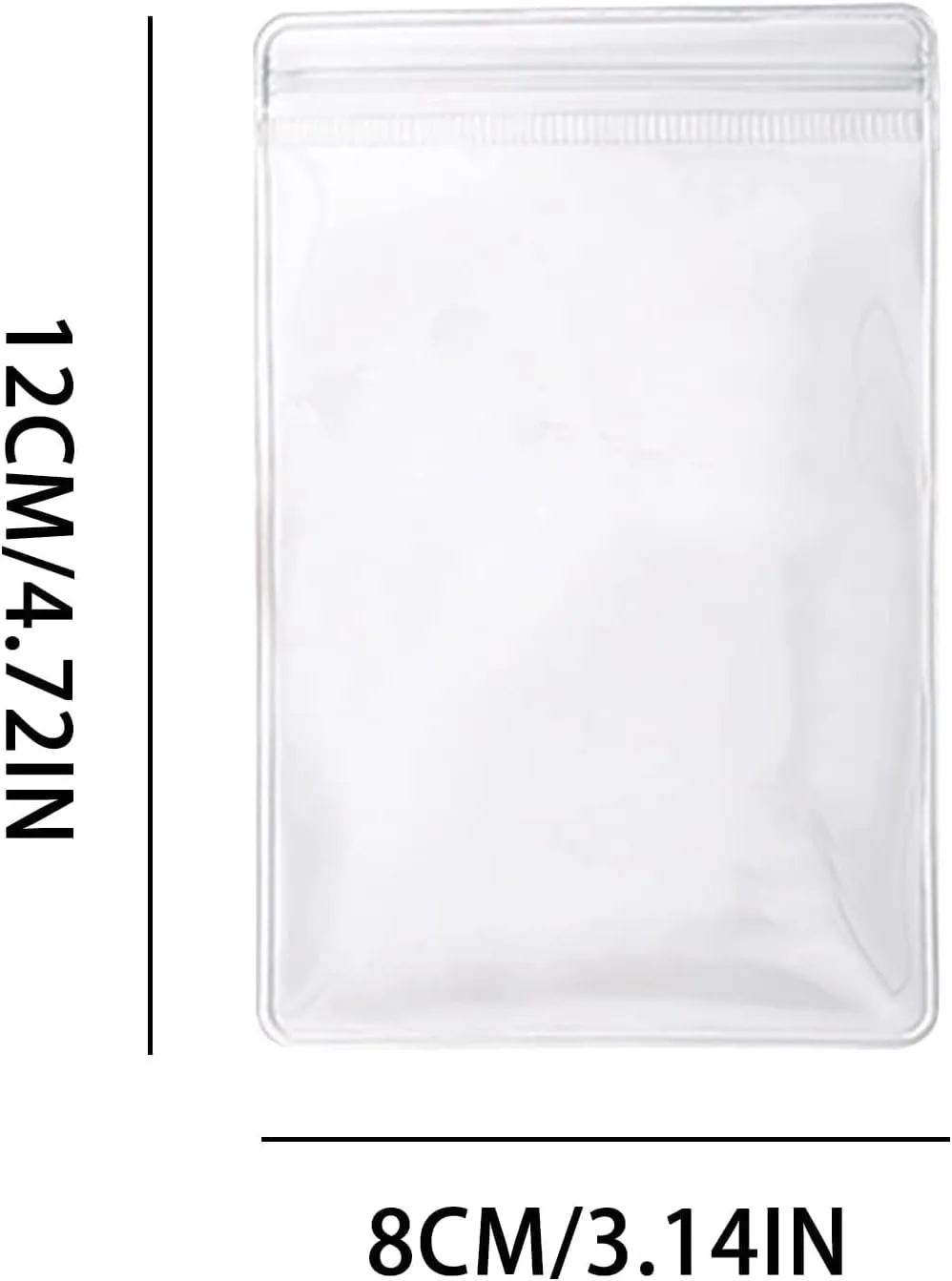 GSXRB PVC Anti Tarnish Jewelry Bags,Jewelry Bags Clear Plastic. Jewelry Pouch for Jewelry Rings and Earrings (100 pcs，3.14x4.72 inches)