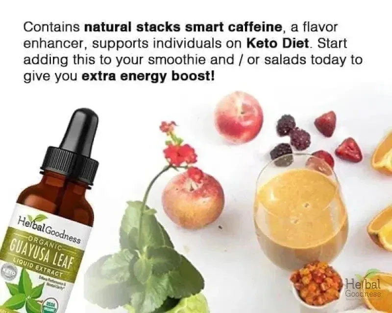 Guayusa Leaf Extract - Organic - Liquid - Energy, Focus & Alertness - Herbal Goodness