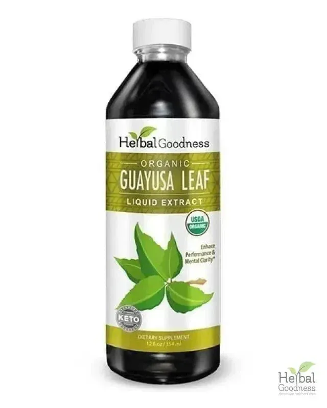 Guayusa Leaf Extract - Organic - Liquid - Energy, Focus & Alertness - Herbal Goodness