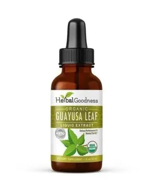 Guayusa Leaf Extract - Organic - Liquid - Energy, Focus & Alertness - Herbal Goodness