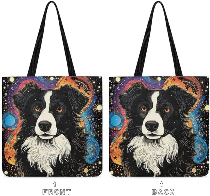 Halloween Pumpkin Reusable Canvas Tote Bag Bloodstained Bat College Cloth Book Bags Maple Leaf Grocery Shopping Bag