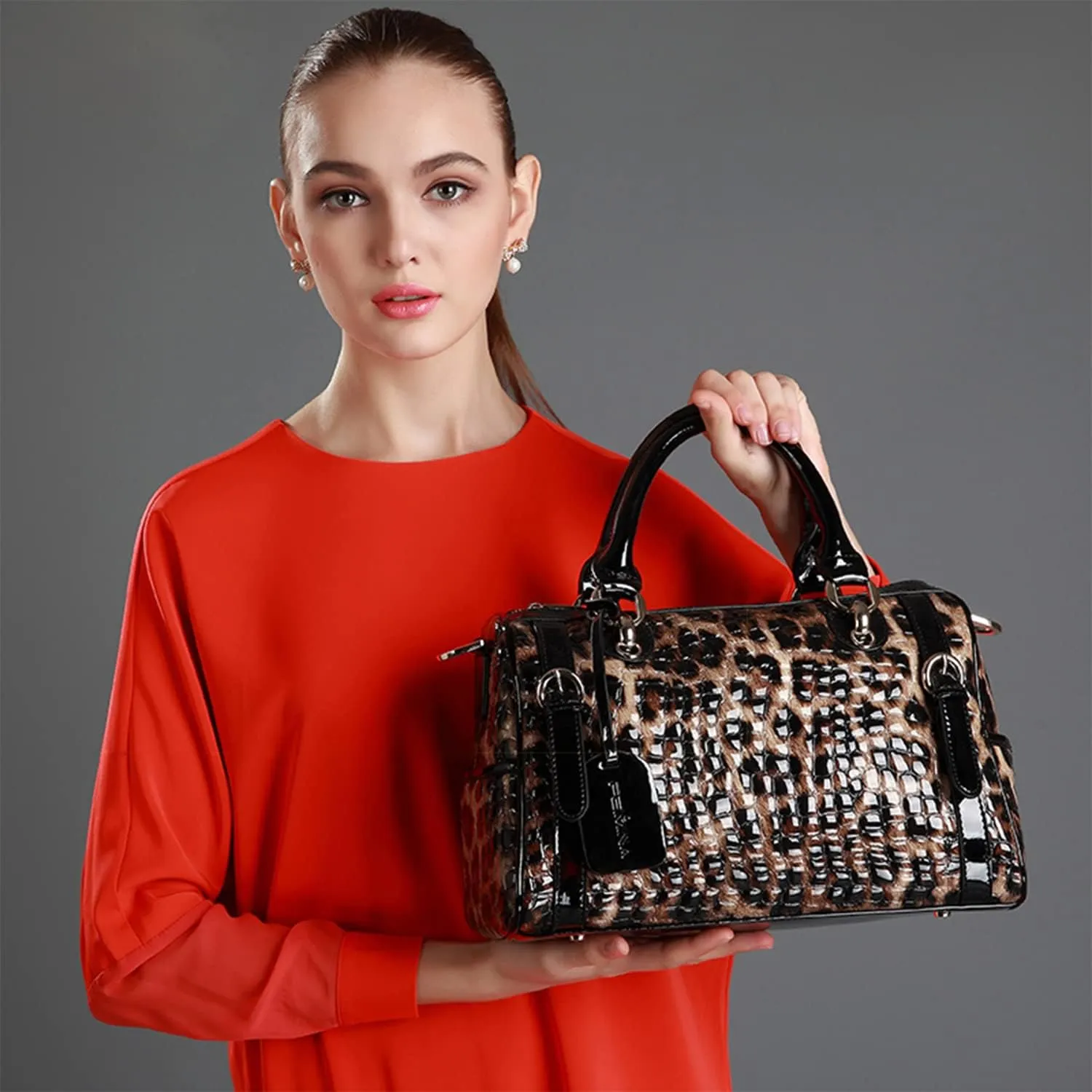 High-End Genuine Leather Shoulder Bag for Women, Stylish Handbag for Ladies, Refined Tote Purse, Crossbody Bag