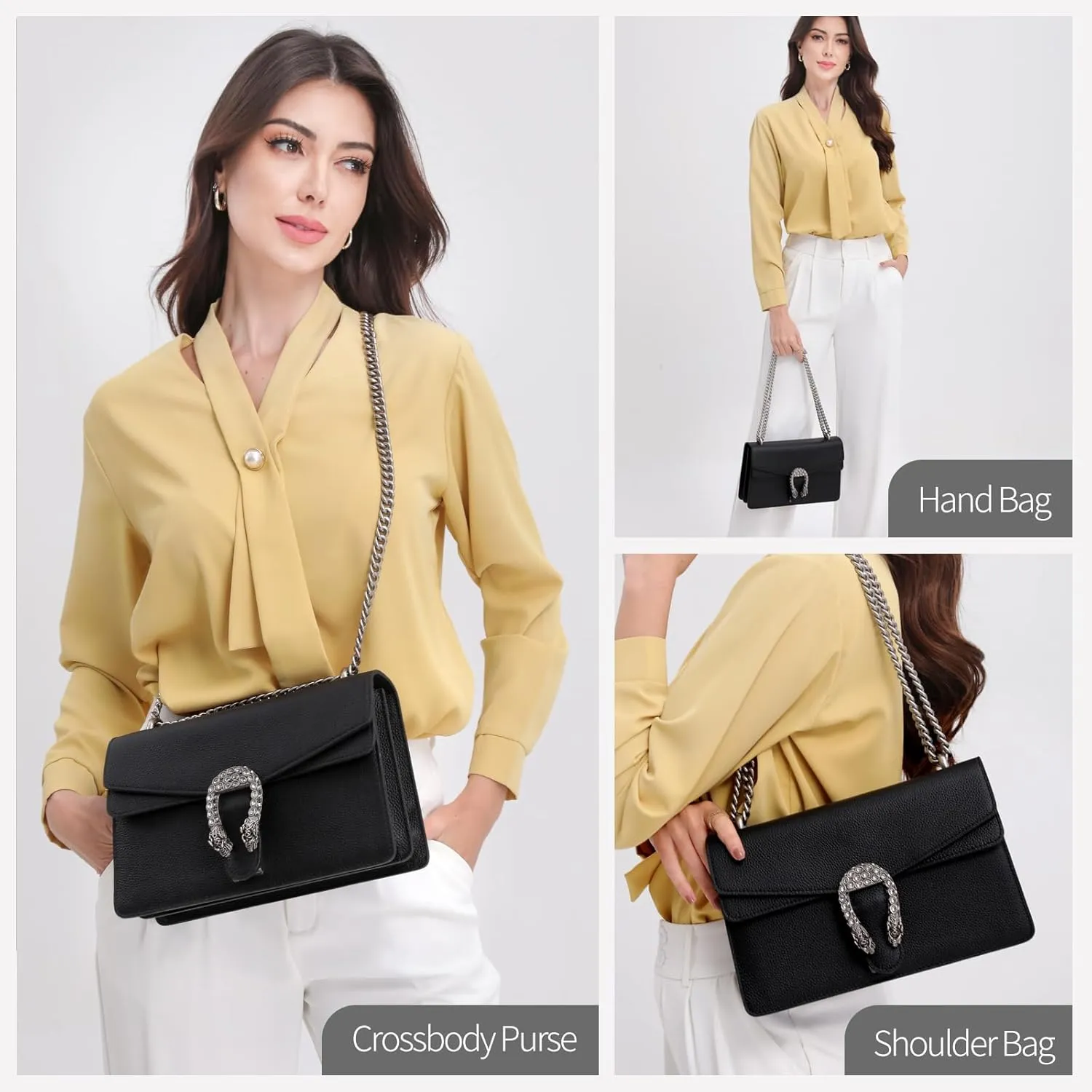 High-End Genuine Leather Shoulder Bag for Women, Stylish Handbag for Ladies, Refined Tote Purse, Crossbody Bag