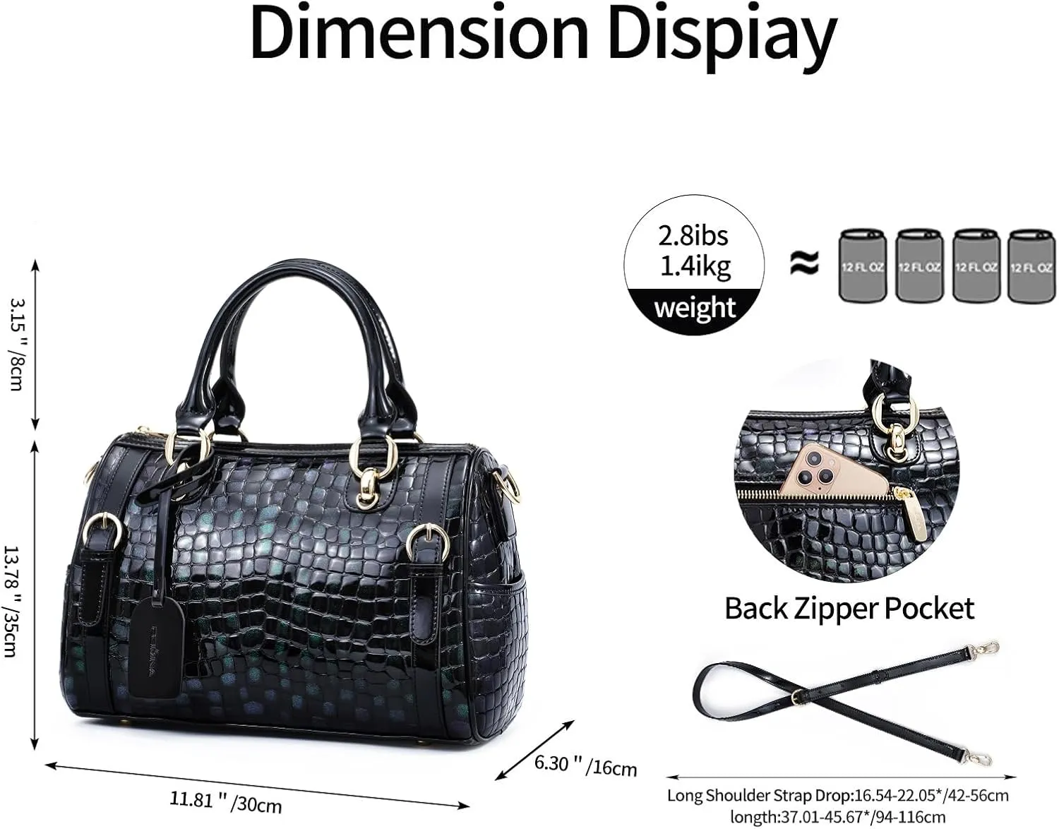 High-End Genuine Leather Shoulder Bag for Women, Stylish Handbag for Ladies, Refined Tote Purse, Crossbody Bag