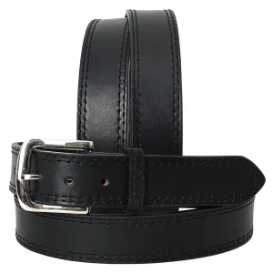 HILASON Western Genuine Leather Belt for Men Women Cowboy Cowgirl Handmade Unisex Full Grain Heavy Duty Tooled Belt for Jeans