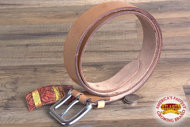 HILASON Western Genuine Leather Belt for Men Women Cowboy Cowgirl Handmade Unisex Full Grain Heavy Duty Tooled Belt for Jeans