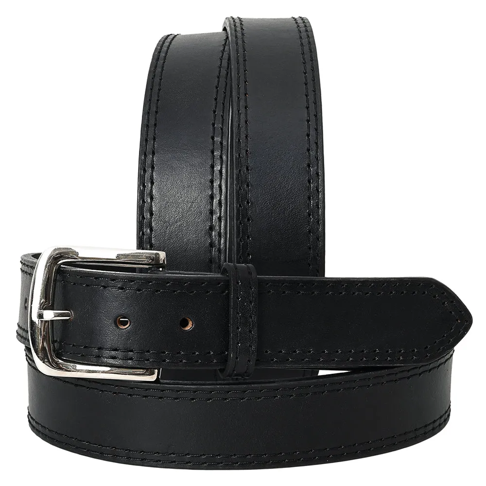 HILASON Western Genuine Leather Belt for Men Women Cowboy Cowgirl Handmade Unisex Full Grain Heavy Duty Tooled Belt for Jeans