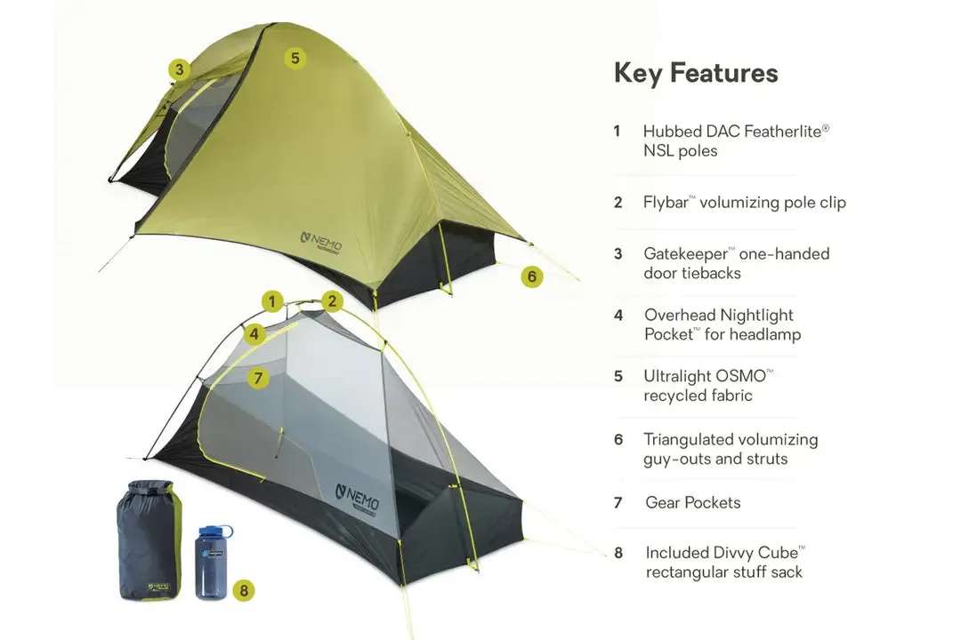 Hornet OSMO™ 1P Ultralight Backpacking Tent