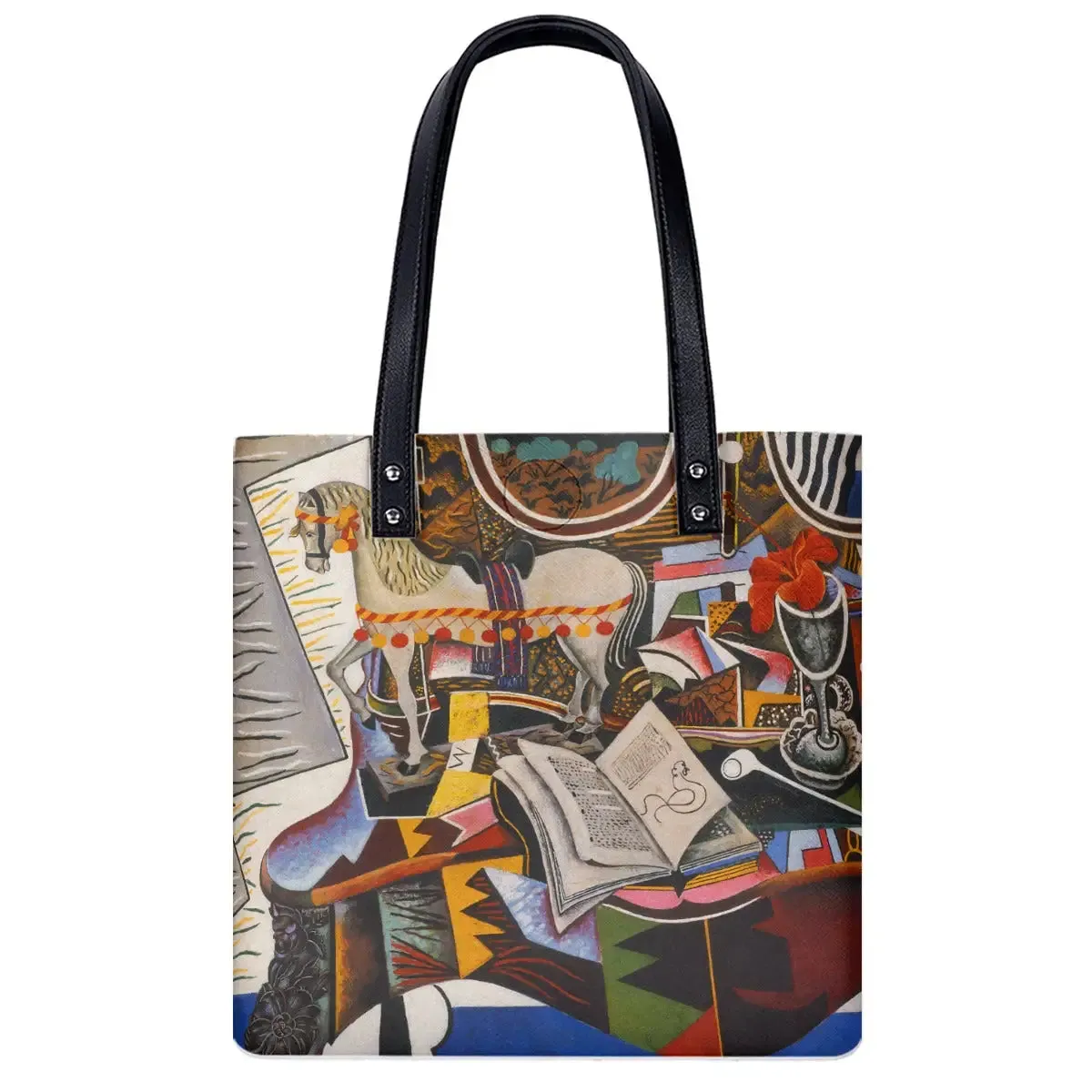 Horse, Pipe and Red Flower by Joan Miró Shoulder Bag