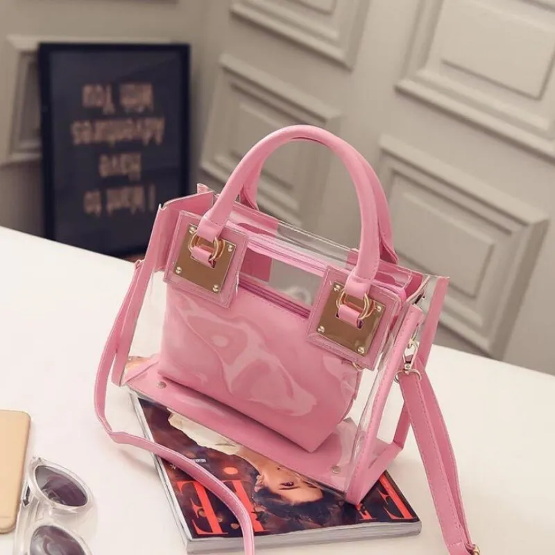 houlder Bag Clear Jelly Transparent Handbag