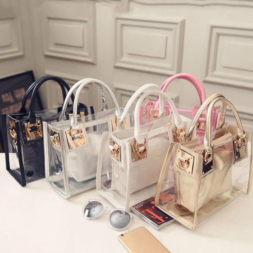 houlder Bag Clear Jelly Transparent Handbag