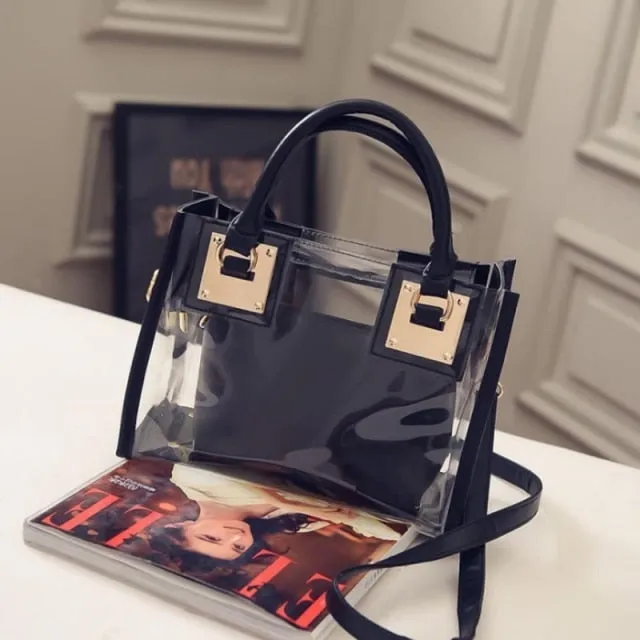 houlder Bag Clear Jelly Transparent Handbag