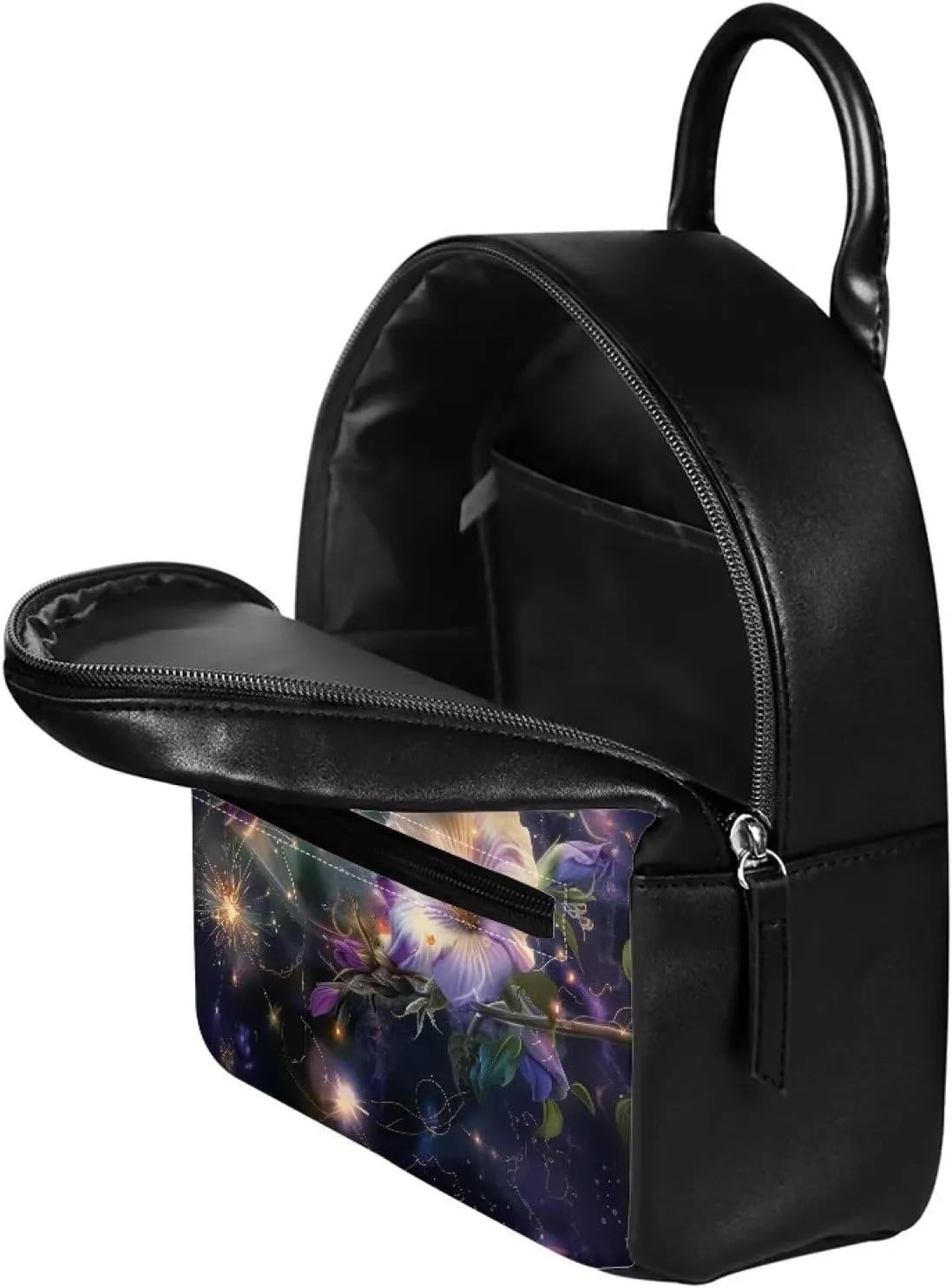 Hummingbird Mini Backpack for Women Casual Daypack Purse Leather Lightweight Small College School Bag Teen Girls Satchel Shoulder Bags with Adjustable Straps and Front Pocket