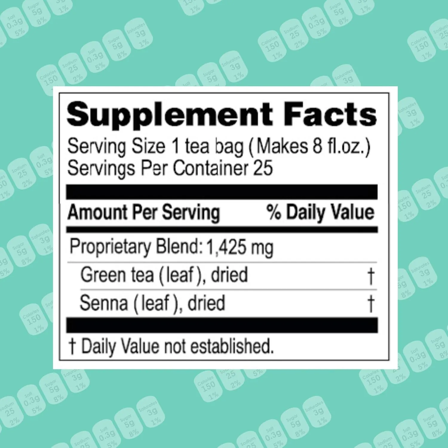 Hyleys Slim Tea Acai Berry Flavor - Weight Loss Herbal Supplement Cleanse and Detox - 25 Tea Bags (12 Pack)