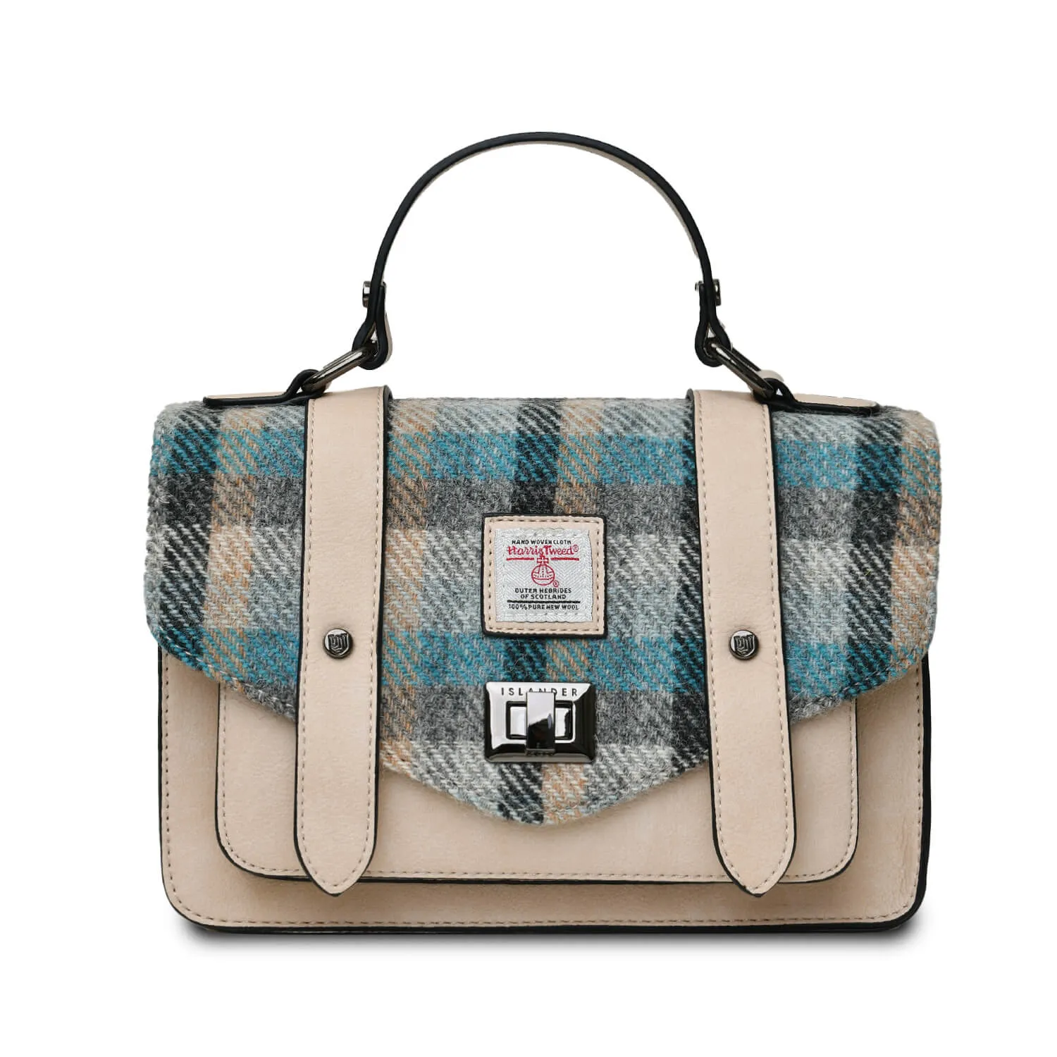 Islander Tartan Satchels with Harris Tweed®
