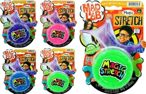 JA-RU Super Stretchy Slime for Kids w/Containers (4 Slime Pack) Neon Colored Non Sticky Slime. Kids Goodie Bag Stuffers, Birthday Party Favors, & Classroom Prizes. 5346-4p
