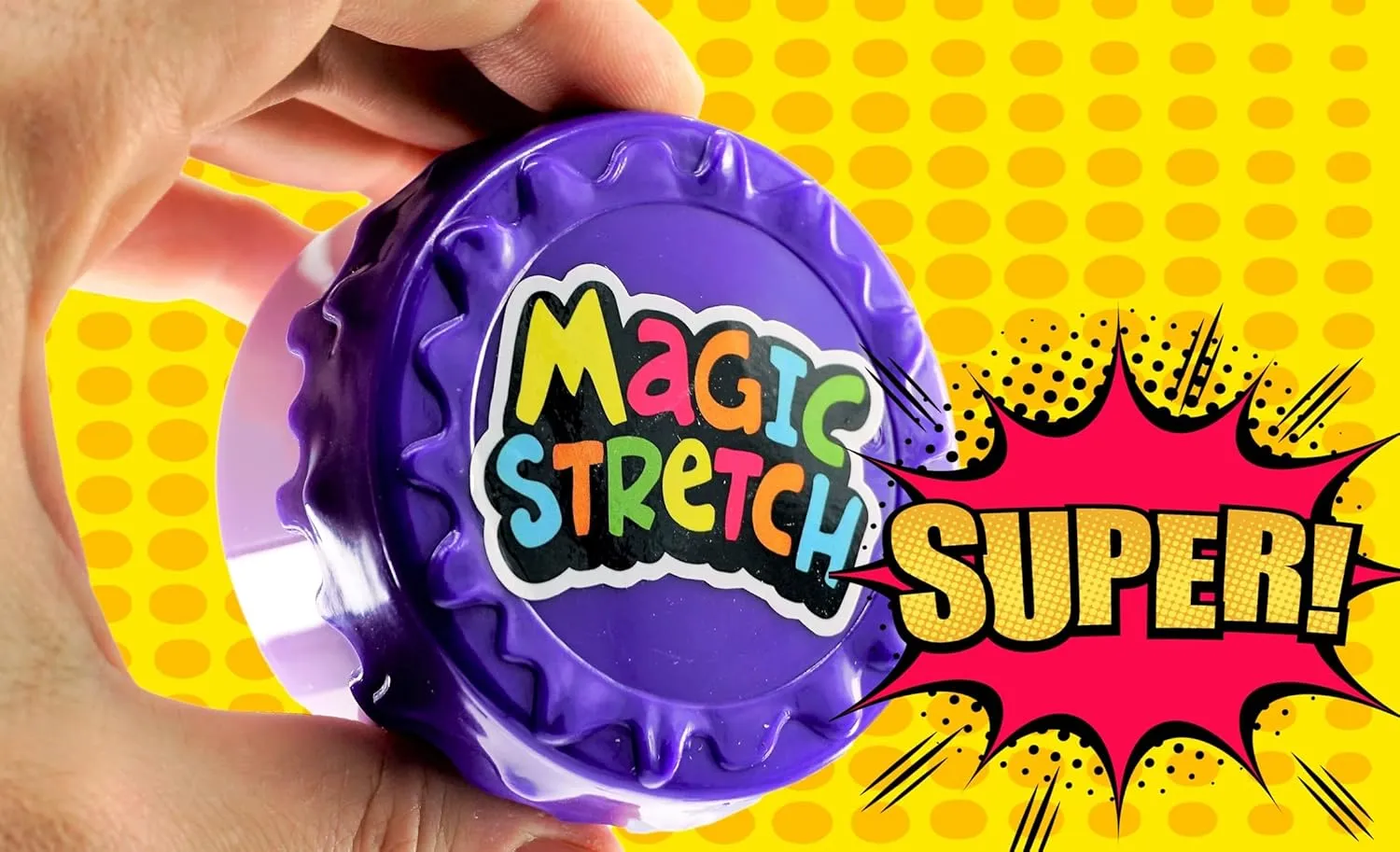 JA-RU Super Stretchy Slime for Kids w/Containers (4 Slime Pack) Neon Colored Non Sticky Slime. Kids Goodie Bag Stuffers, Birthday Party Favors, & Classroom Prizes. 5346-4p