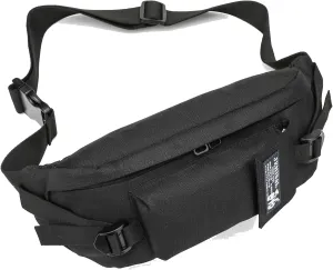 JEMINAL Sling Bag: Diamond-Grid Pattern 4L Light Spacious Crossbody Shoulder Everyday Carry Bag with Quick-adjust Strap - Double Layered Fabric Funny Pack for Men, Women, Travel, Sports (Black)