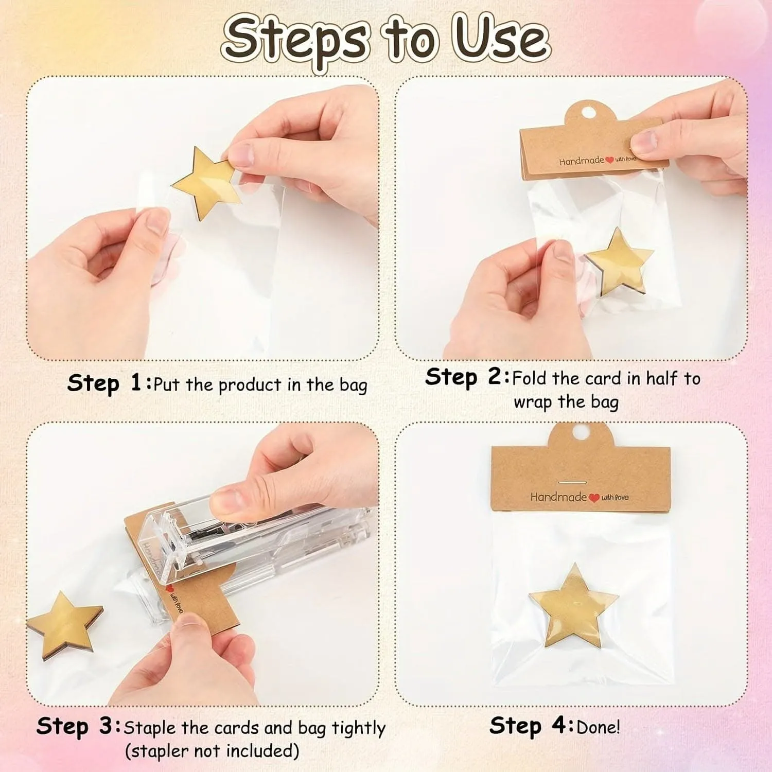 Jewelry Packaging Set -  Display Transparent Bags