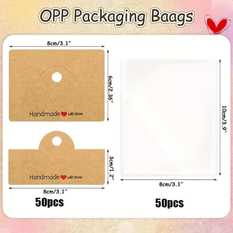 Jewelry Packaging Set -  Display Transparent Bags