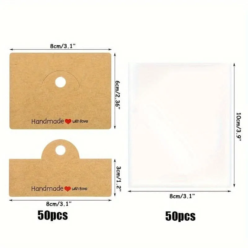 Jewelry Packaging Set -  Display Transparent Bags