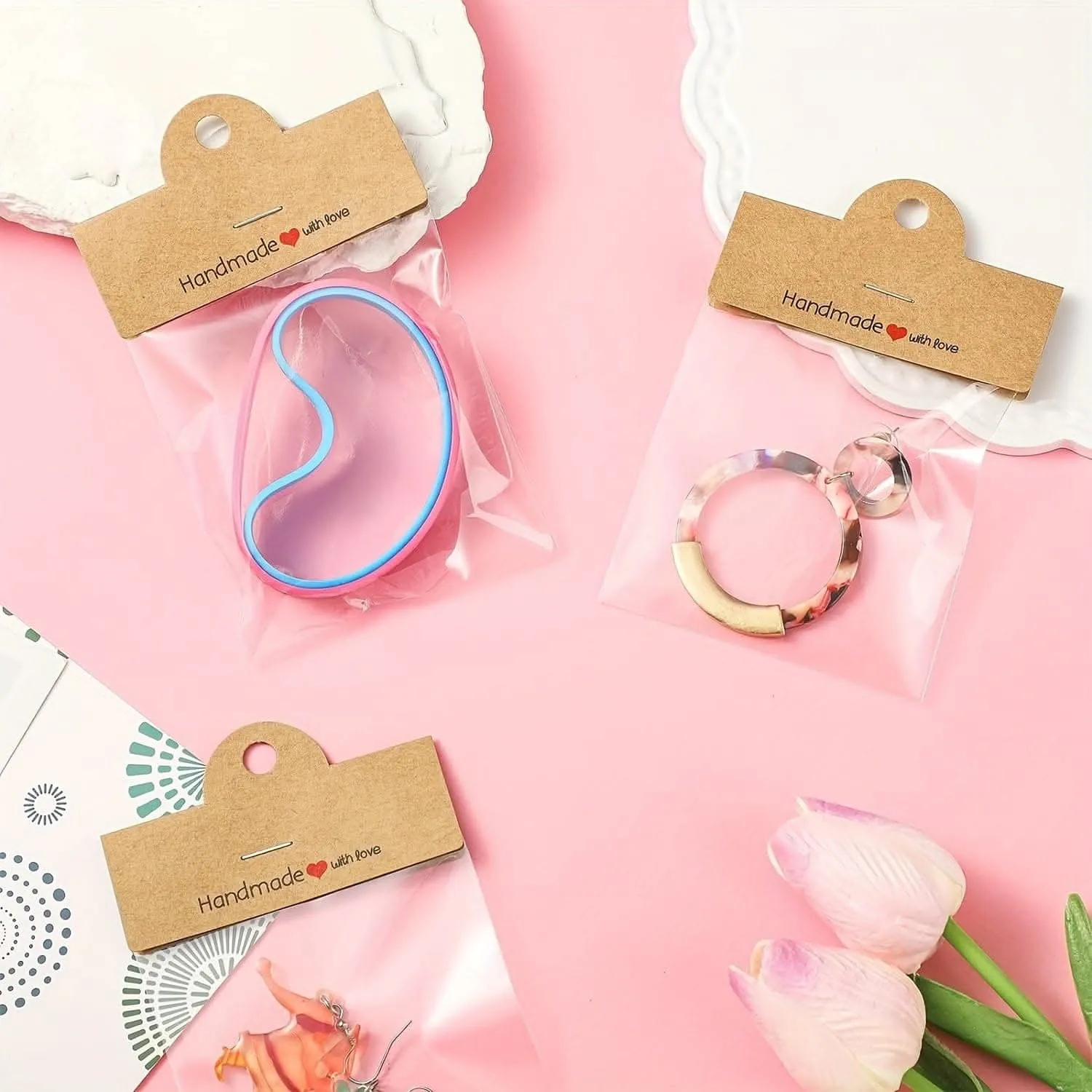 Jewelry Packaging Set -  Display Transparent Bags