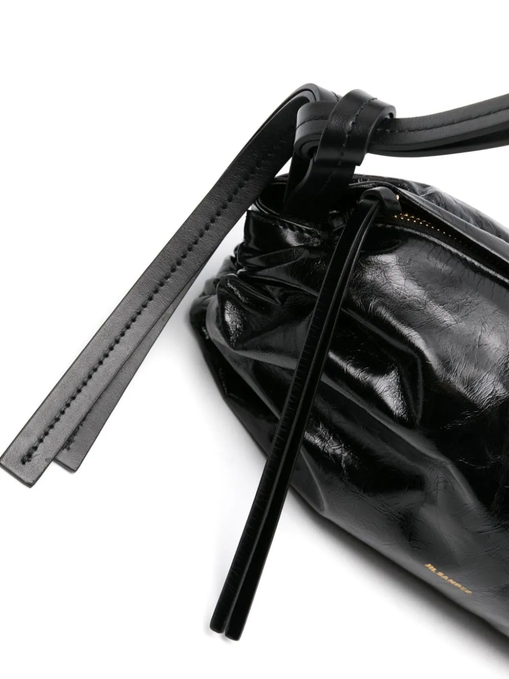 Jil Sander Capsule Patent Leather Shoulder Bag